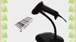 Fosmon Wired Handheld USB Automatic Barcode Scanner Reader with Hands Free Adjustable Stand