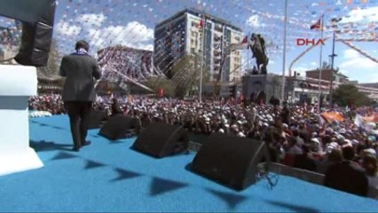 Niğde Başbakan Davutoğlu Niğde'de Seçim Mitinginde Konuşuyor-2