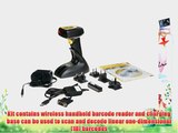 Wasp WWS850 Freedom Wireless Barcode Scanner Kit with USB Base 100 scan/s Scan Rate 5 VDC