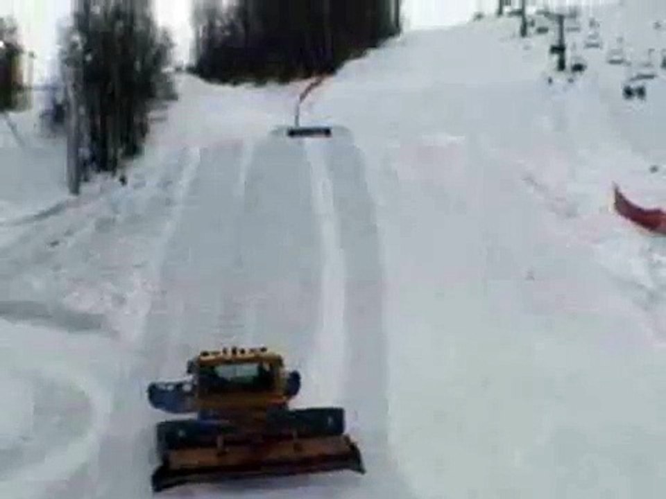 the luckiest snowboarder