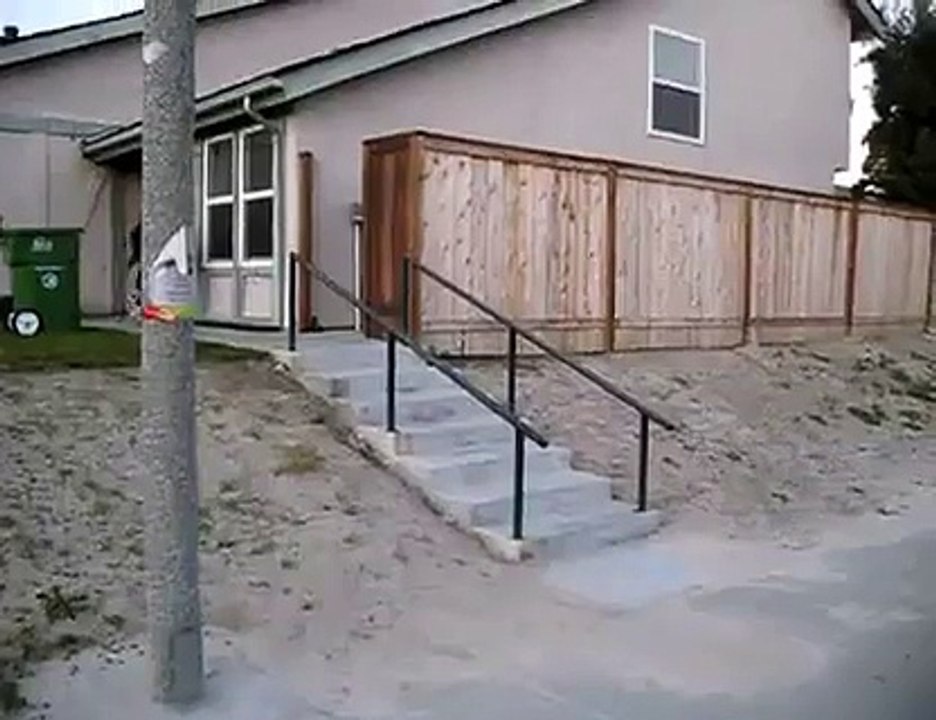 skate and car