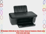 HP Deskjet 2050 USB 2.0 All-in-One Color Inkjet Scanner Copier Photo Printer (Black)
