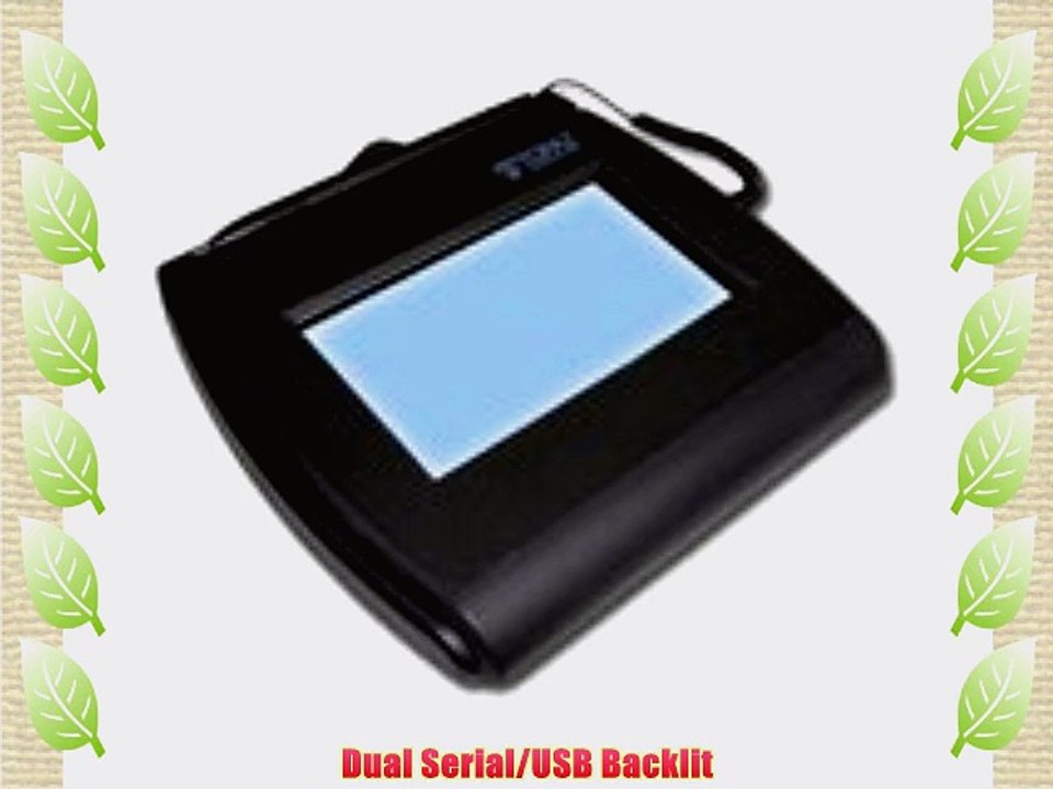 Topaz T-LBK750-BHSB-R Backlit 4x3 LCD Signature Capture Pad
