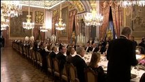 Sus Majestades los Reyes ofrecen una cena de gala en honor del Presidente de México y su esposa