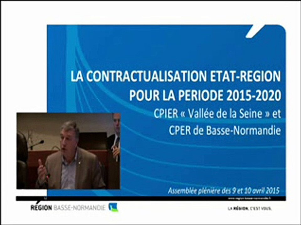Présentation du CPER et du CPIER 2015-2020 par Jean-Karl Deschamps