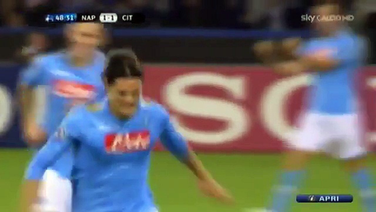 Napoli-Manchester city 2-1 Sintesi Skycalcio HD 22-11-2011