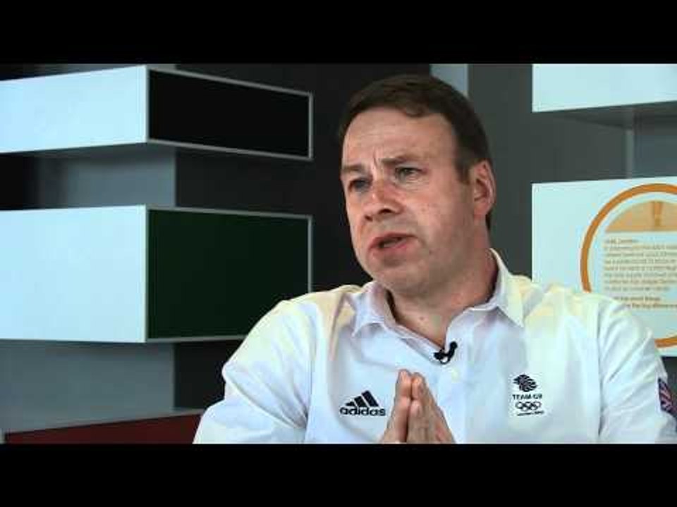 Team GB Chef de Mission Andy Hunt interviewed with 1 month to go until London 2012