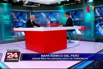 Ministerio de Vivienda presenta mapa de las zonas más vulnerables ante un terremoto