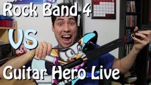 Guitar Hero Live VS Rock Band 4 - Qui sortira vainqueur ?