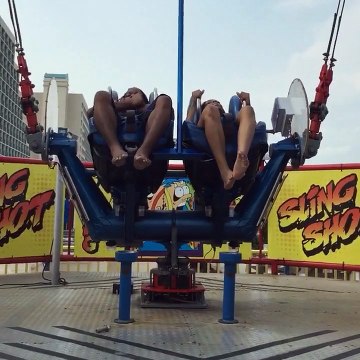 Blague de la vis qui tombe au Slingshot