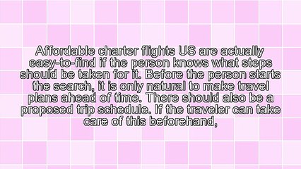 How To Find Affordable Charter Flights
