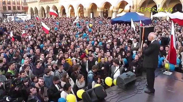 Janusz Korwin-Mikke - Wielki Wiec Wyborczy w Krakowie (29.04.2015)