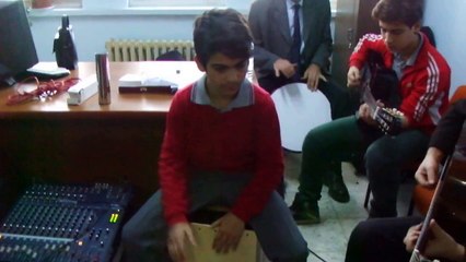 Our students are singing the folk songs of Black Sea Region in Turkey