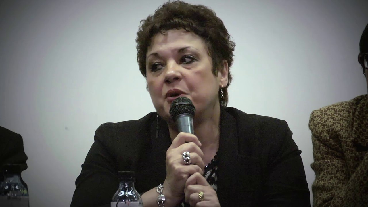 Intervention de la mère de Nicolas Battini au Théâtre de Bastia