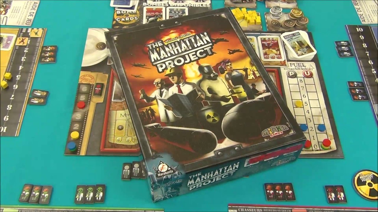 Vidéorègle #401: "The Manhattan Project" le jeu de société expliqué en vidéo