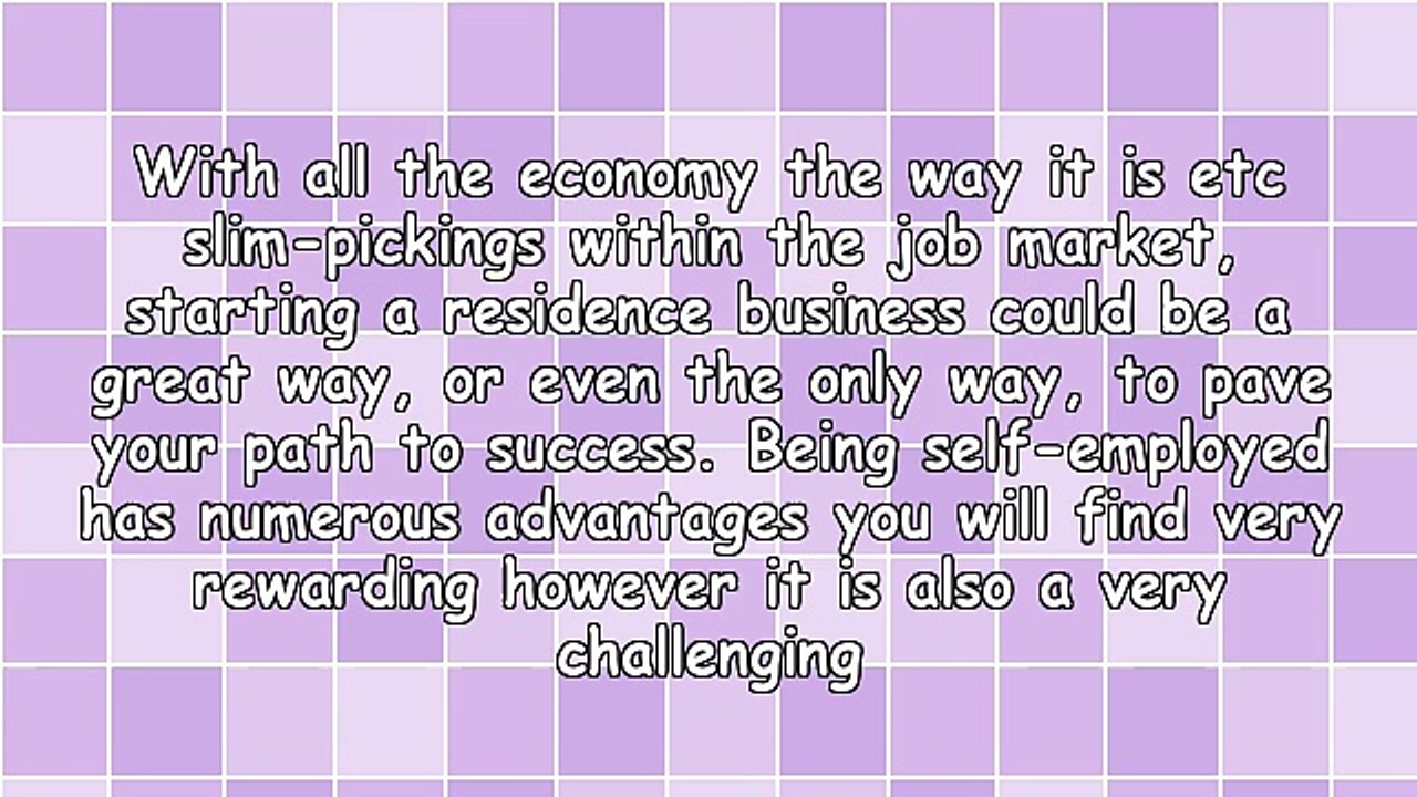 Have Success Working At Home With This Advice
