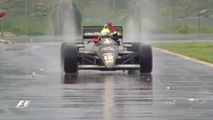 Ayrton Senna premiere victoire en F1 - Grand Prix du Portugual 1985