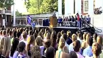 Student Council President Colin Hood Welcomes Students at Opening Convocation