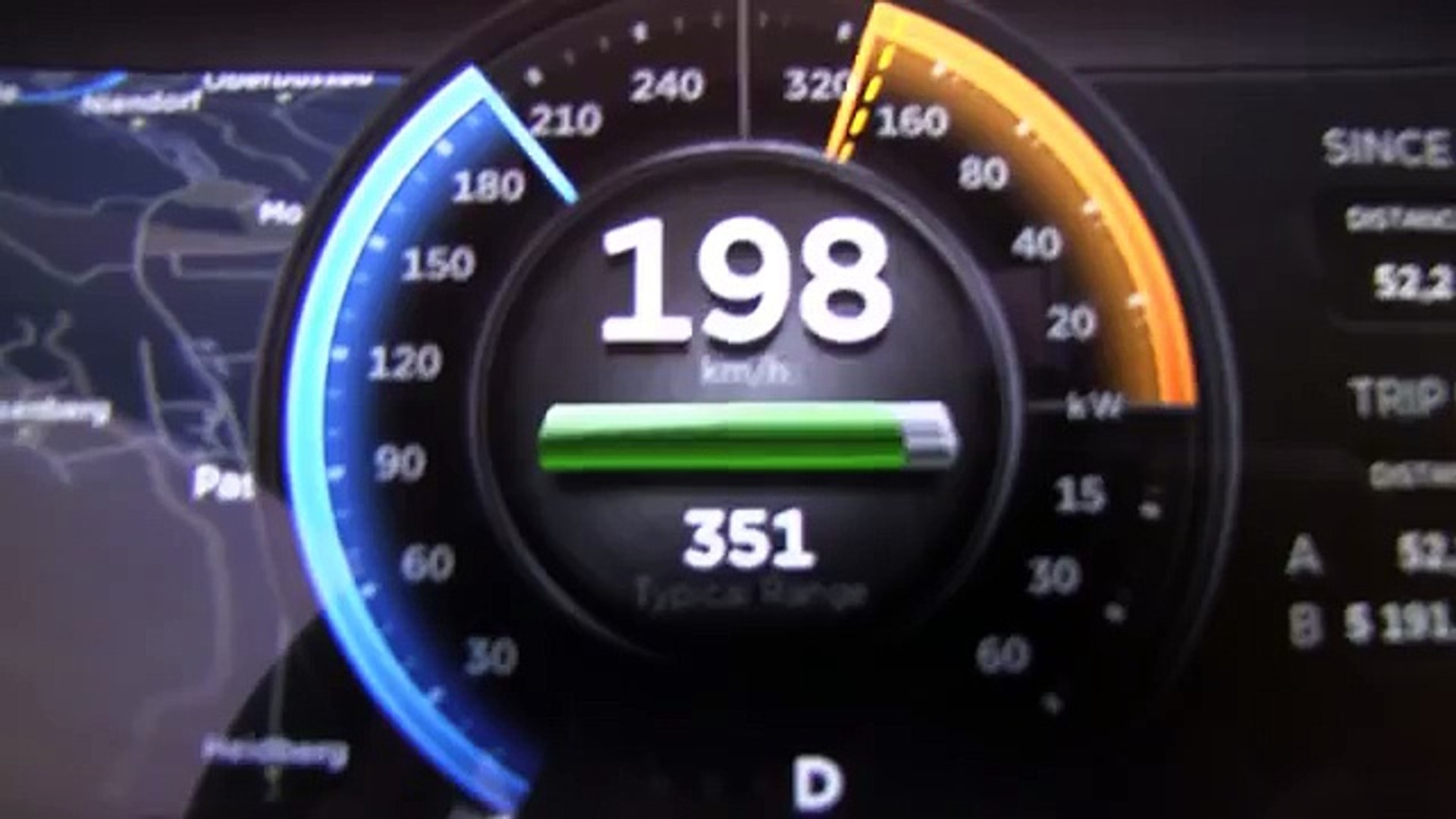 Tesla Model S P85 Acceleration 0 215 Kph On German Autobahn