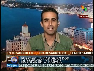 Lluvias torrenciales en La Habana podrían continuar