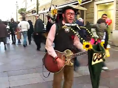 Amazing One-Man-Band Street Performer in Croatia (Cigo Man Band)