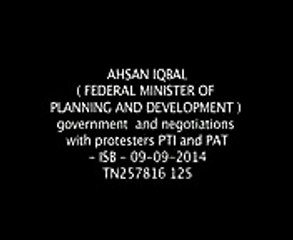 AHSAN IQBAL statement