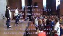 école en choeur -  [Académie de Toulouse] - SOUL MAN - répétition des 