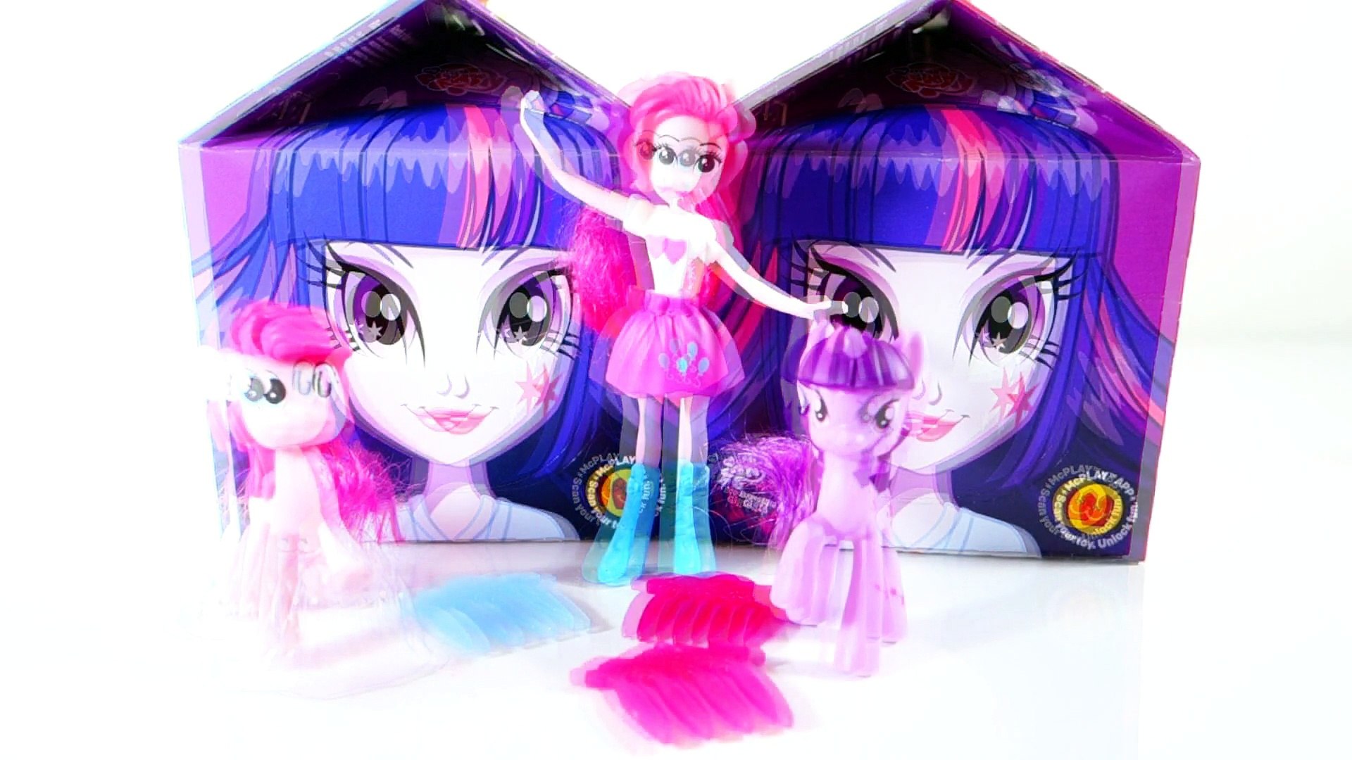 NEW 2015 My Little Pony and MLP Equestria Girls - McDonalds Happy Meal -  Complete Set - video Dailymotion
