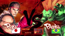 Street Fighter IV - Ryu Arcade Playthrough (1/2) [HD]