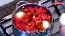 Receita de Sopa de Feijão Verde com Tomate e Presunto