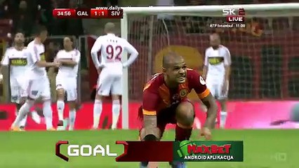 Felipe Melo 2:1 | Galatasaray - Sivasspor 30.04.2015 HD