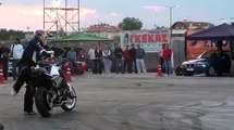 Auto Moto Show Larissa 2009 Drift and stunts with bike