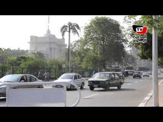 هدوء وسيولة مرورية أمام قصر القبة في صباح حلف الرئيس الجديد لليمين