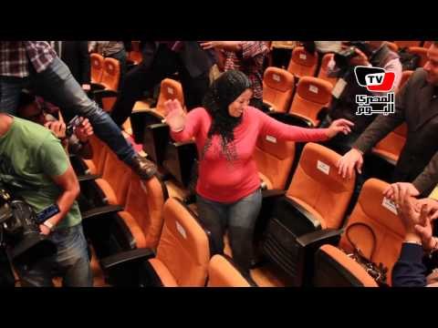 رقص وفرحة فور اعلان نتيجة الأنتخابات داخل اللجنة العليا للأنتخابات