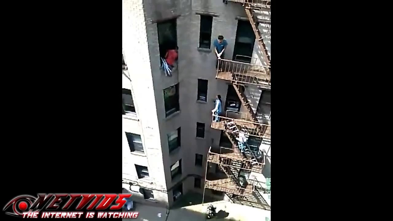 Heroic Neighbors Rescue Man From Burning Building In NYC