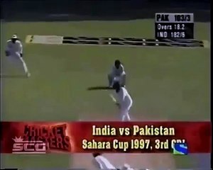 Sourav Ganguly - 5/16 vs Pak | Sahara Cup 1997