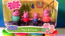 Play Doh Easter Eggs Peppa Pig Tutorial how-to Make Peppa Pig Family Easter Eggs with Playdough