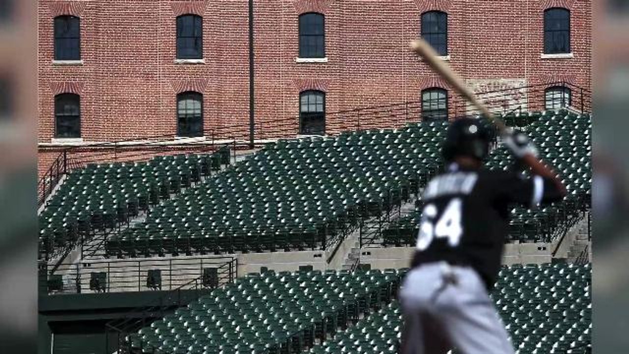 Weirdest parts of the Orioles empty-stadium game