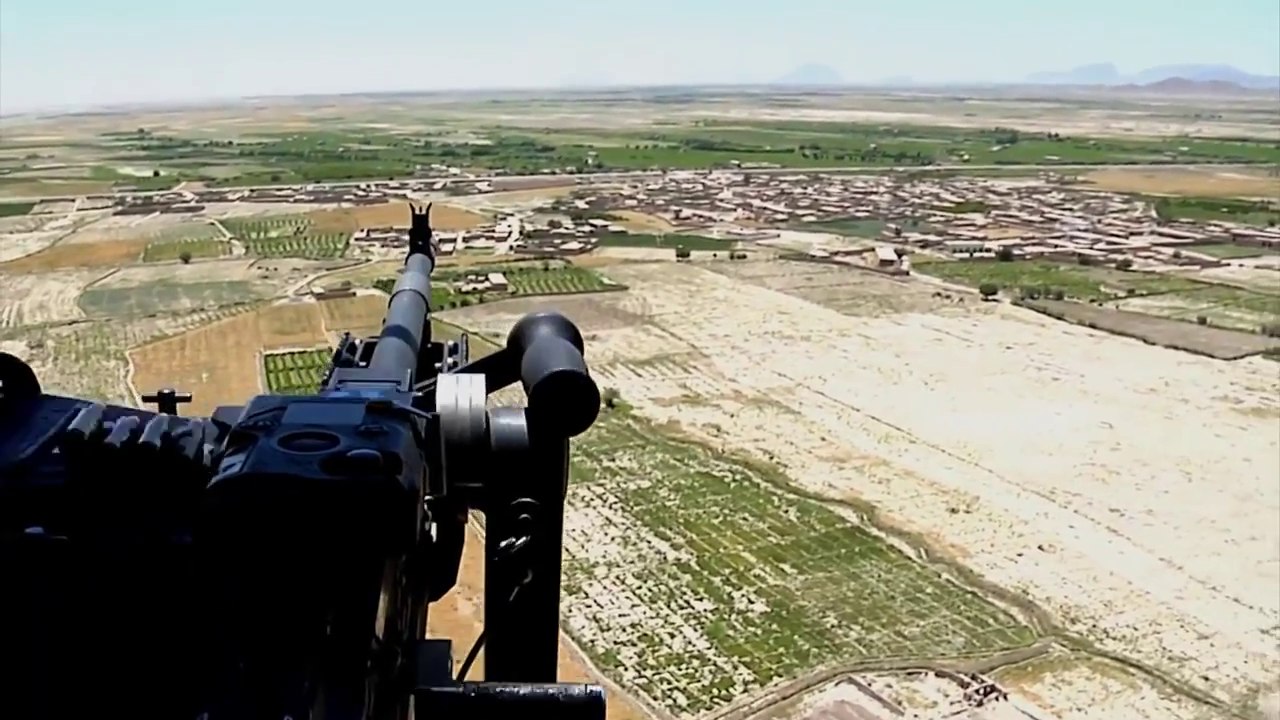 Chinook Door Gunner in Action