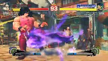 Ultra Street Fighter IV-Kampf: Hugo gegen M. Bison
