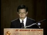 Debate Vargas Llosa- Fujimori.   Perú 1990
