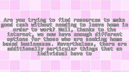 How To Make Money Online With A Home Based Business