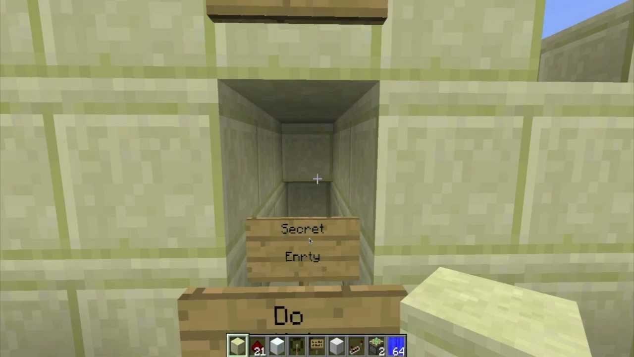 Minecraft Traps - Minecraft PVP Traps - The Crusher