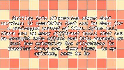 The Detail Associated With Debt Services