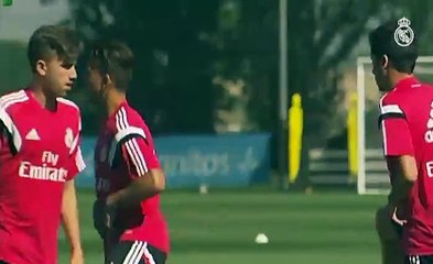 Cristian Benavente entrenó con el primer equipo del Real Madrid (VIDEO)