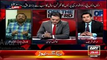 MQM’s Farooq Sattar Left during a Live Show