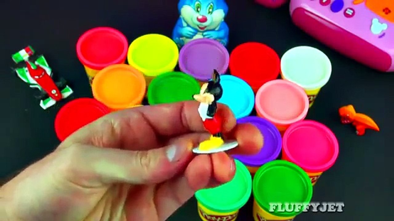 Play Doh Surprise Toys Mickey Mouse My Little Pony Elmo Peppa Pig