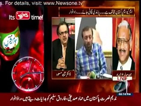 Live With Dr Shahid Masood( MQM Party with RAW - SSP Rao Anwar !!!!! ) - 30 April 2015