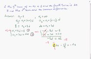 Simple Ex. on finding the nth numbers and the Common Difference of an Arithmetic Sequence