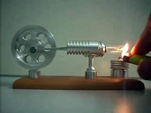stirlingmotor Twin Flywheel Hot Air Motor Stirling Engine-moteur de stirling